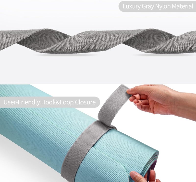 Trilancer Adjustable Yoga Mat Strap With Hook and Loop Closure, Yoga Mat Holder Carrier,and Organizing-Mat Not Included - Image 5